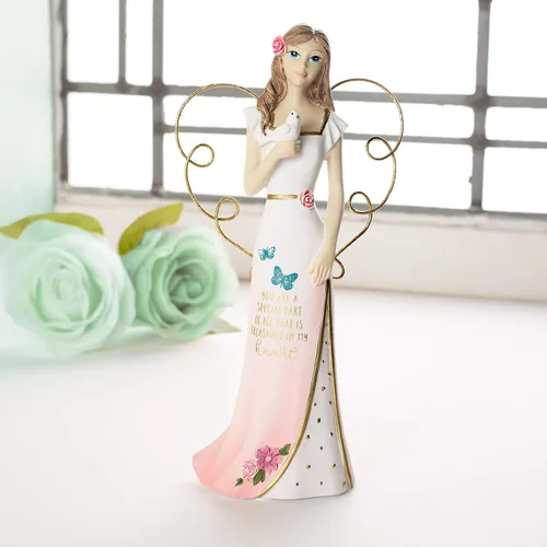 Vista 4 de Pavilion Gift Company You are A Special Part of All That is Treasured in My Heart - Figura coleccionable de ángel de 7.5 pulgadas