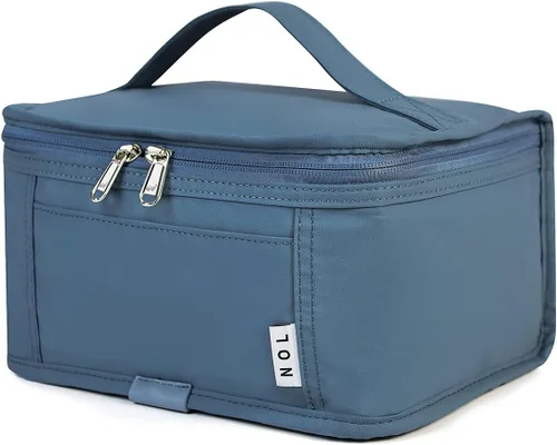 Vista 22 de NOL Natural Organic Lifestyle Bolsa de almuerzo pequeña Mini lonchera Bolsa de almuerzo aislada para hombres/mujeres A prueba de fugas Bolsa térmica