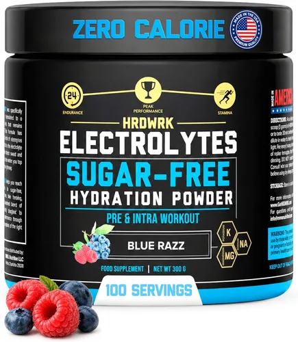 Vista 10 de MMA Nutrition HRDWRK Electrolytes Powder, Magnesium & Potassium Sugar-Free