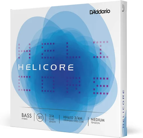 Vista 7 de D'Addario Helicore Hybrid Bass Single A String, escala 3/4, tensión media