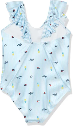 Vista 3 de Tommy Hilfiger Girls' One Two-Piece Bikini Swimsuits with UPF 50+ Sun Protection, Quick Drying Bathing Suit
