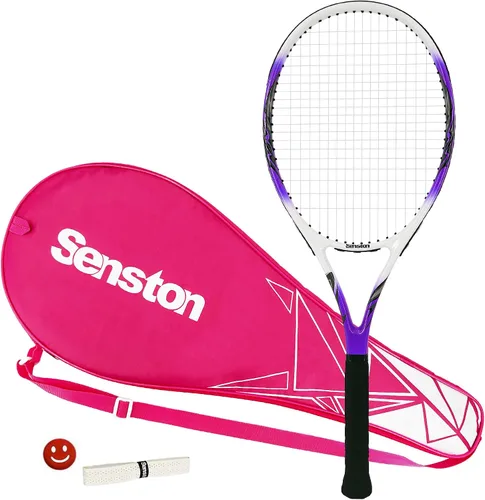Vista 10 de Senston 27" Adult Tennis Racket, Durable Lightweight Vibration Dampening Anti-sweat ergonomic grip, aerospace aluminum frame, big sweet spot