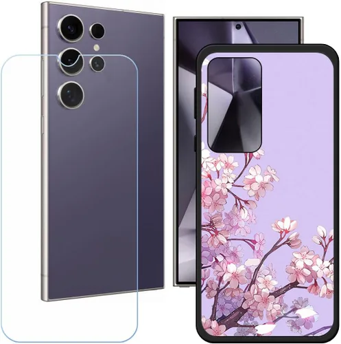 Vista 12 de Funda de TPU para Echoamo C24 Ultra + HD de vidrio templado, carcasa de silicona protectora trasera – 9 dureza anti-arañazos protector de pantalla