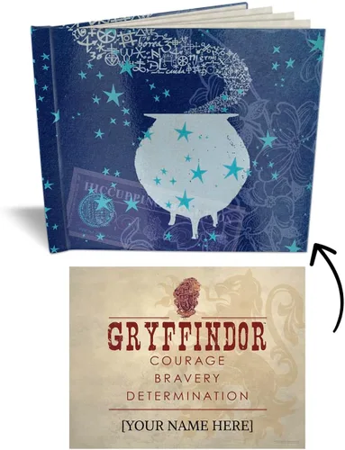 Vista 17 de Harry Potter - Marauder's Map Sketchbook - Contains Personalized Gryffindor Certificate and 5 Blank Parchment Papers - Officially Licensed
