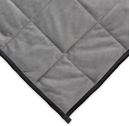 Vista 6 de Ella Jayne - Manta con peso reversible de la colección Luxury para adultos, Queen, King, tamaño individual, color negro pesado, 12 libras