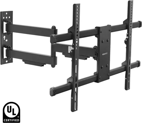 Vista 3 de Mount-It! Soporte de pared de TV de movimiento completo resistente con certificación UL para la mayoría de televisores de pantalla plana de 37 a 80