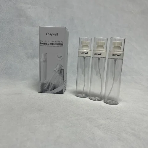 Vista 7 de Cosywell Botellas pulverizadoras de niebla fina aprobadas por la TSA de 3.4 onzas líquidas, paquete de 3 botellas a prueba de fugas, botellas