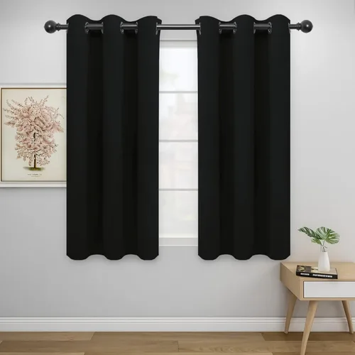 Vista 279 de Easy-Going - Cortinas opacas para dormitorio, aislamiento térmico sólido con ojales, cortinas de ventana para reducción de ruido, cortinas