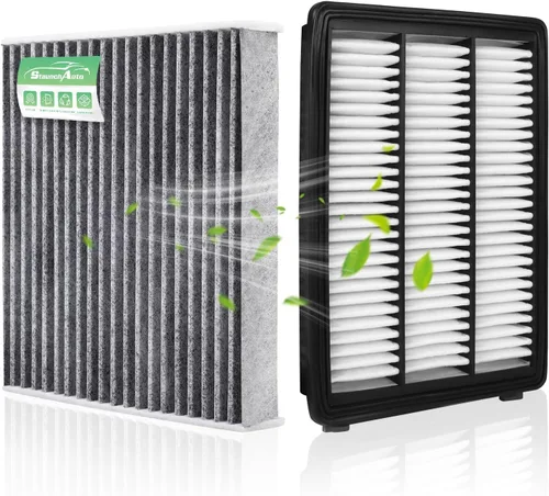 Vista 30 de Filtro de aire de motor y cabina para Mazda 3 2014-2018 (2.0L)/ Mazda 3 (2.5L) 2014-2018/Mazda 6 (2.5L) 2014-2021 Filtro de aire para reemplazo