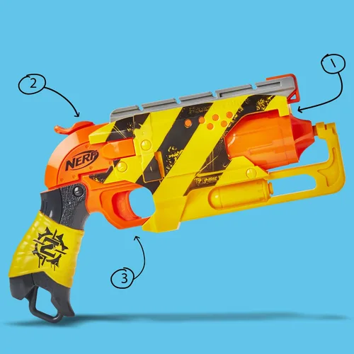 Vista 9 de Nerf Zombie Strike Hammershot Blaster