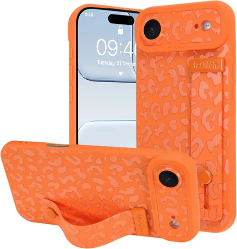 Vista 30 de OOK - Funda compatible con iPhone 11 en color vino rojo con estampado de leopardo, de TPU a prueba de golpes, cubierta delgada de silicona