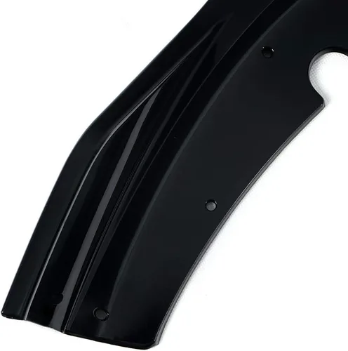 Vista 8 de CHEDA Combinación de parachoques delantero, protector divisor de labio, compatible con Dodge Charger 2015-2020 SRT solo estilo V2, negro brillante