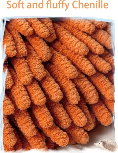 Vista 3 de Paquete de 2 toallas de mano de chenilla de animales lindos, toalla de mano con lazo de bola mullida, toallas de mano colgantes para baño, cocina