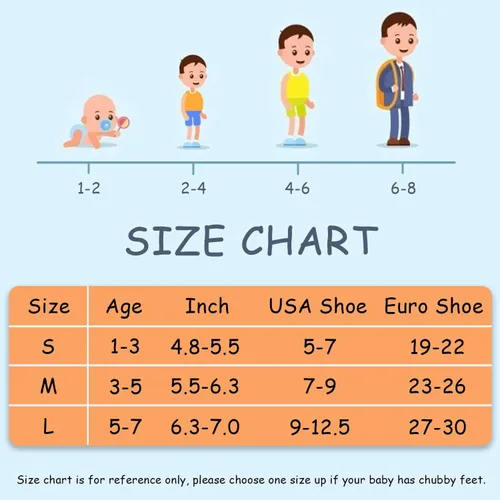 Vista 4 de SkiBeaut Calcetines antideslizantes para niños y niñas de 1 a 7 años, 12 pares de calcetines para niños y niñas