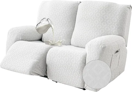 Vista 46 de Gennia Funda Impermeable para Silla Reclinable, Fundas Elásticas para Sofá Reclinable con Bolsillos, Fundas Lavables para Silla Reclinable Lazy Boy