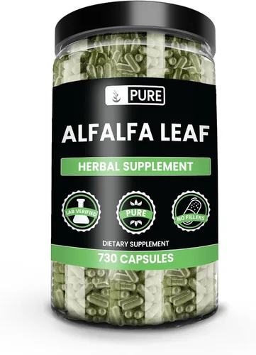 Vista 8 de Pure Original Ingredients Hoja de alfalfa, (100 cápsulas) siempre pura, sin aditivos ni rellenos, verificada por laboratorio