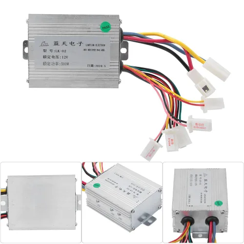 Vista 5 de Controlador de motor de 12 V 500 W Controlador de cepillo eléctrico DC Motor Control de velocidad E Controlador cepillado
