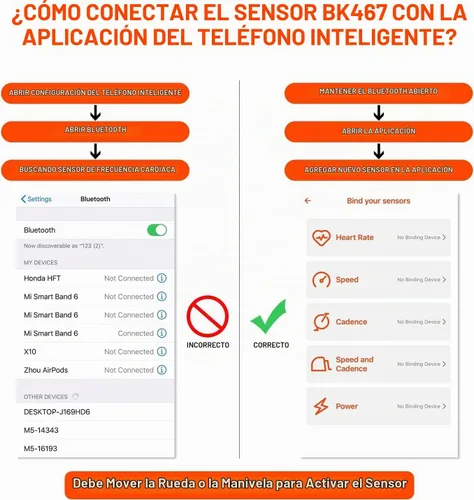 Vista 8 de COOSPO Sensor de cadencia y velocidad para ciclismo, Bluetooth inalámbrico y sensor de RPM de bicicleta ANT+ para computadoras de ciclismo