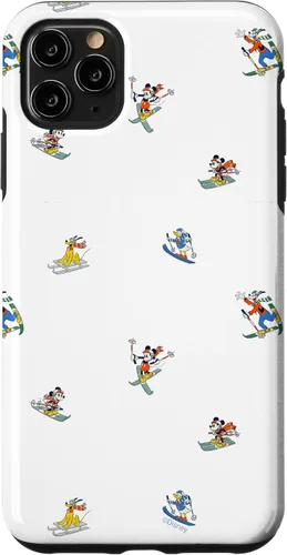 Vista 12 de iPhone 11 Disney Mickey & Pals - Funda para vacaciones de esquí de invierno