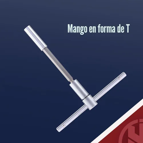 Vista 8 de KNINE OUTDOORS Juego de Llaves de Torsión/Destornillador Dinamométrico de 10-70 Libras-Pulgada para Mantenimiento con Mango de Barra en T, 40 Puntas