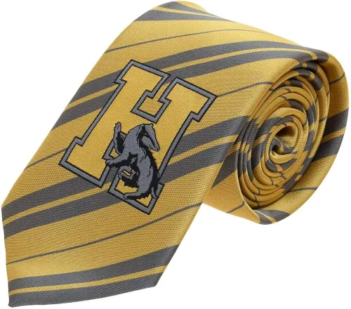 Vista 2 de Hufflepuff Tie Harry Potter Corbata Gryffindor Regalo - Corbata Hufflepuff Harry Potter Corbata, Hufflepuff