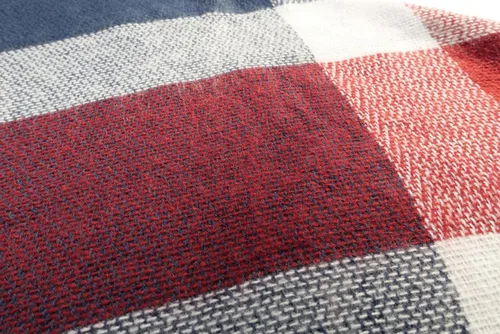Vista 75 de Wander Agio - Bufanda envolvente con diseño a cuadros o triangular para mujer, cálida y larga, de punto, sensación de cachemira, chal
