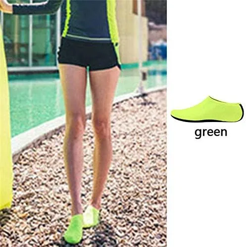 Vista 2 de Boolavard Zapatos deportivos acuáticos de secado rápido, calcetines de yoga sin cordones para hombres, mujeres y niños