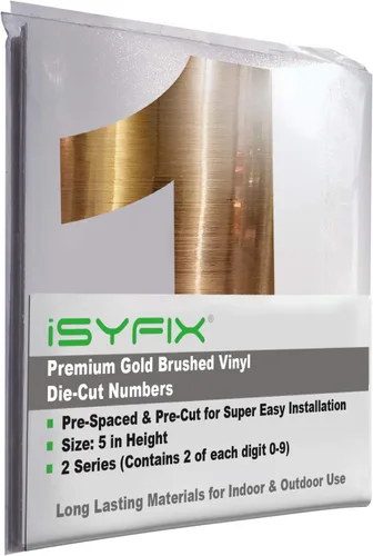 Vista 56 de iSYFIX Calcomanías de Números de Vinilo Verde Manzana – 1.5 Pulgadas Autoadhesivas (2 Juegos) – Calcomanía Premium Troquelada y Pre-espaciada
