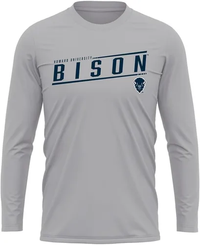 Vista 18 de Camisa deportiva de manga larga oficial de la NCAA Collegiate para hombre, colección de carbón elegante Universidad Estatal de Arizona/W/Sleek/Ls