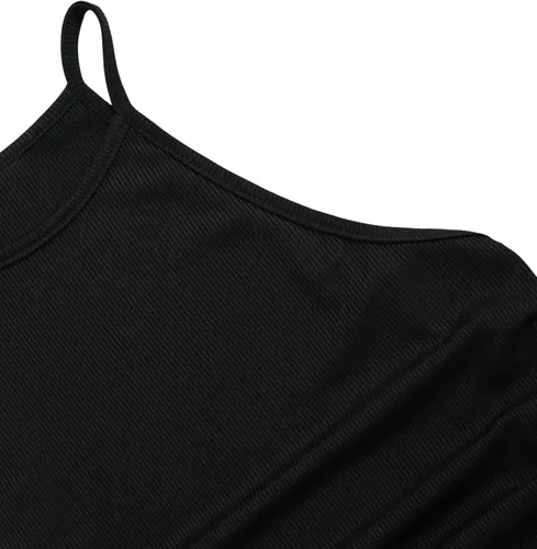Vista 3 de SweatyRocks Camiseta corta sin mangas de punto acanalado para mujer