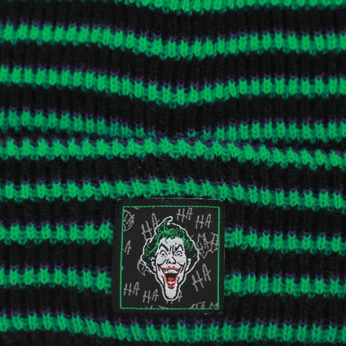 Vista 2 de DC Comics Joker and Batman - Paquete de 2 gorros con licencia oficial, hilo acrílico, OSFM multicolor, Multi colorido