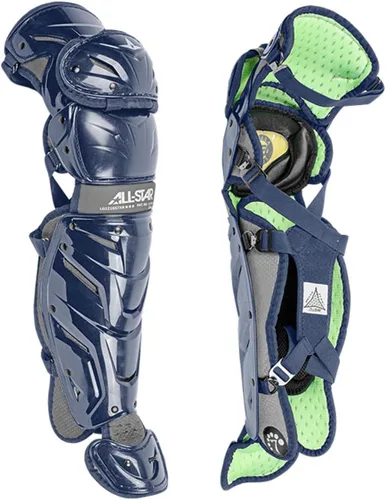 Vista 11 de All-Star Protectores de piernas de béisbol S7 Axis para jóvenes de 9 a 16 años, estándar NOCSAE, protección de nivel élite con tecnología patentada