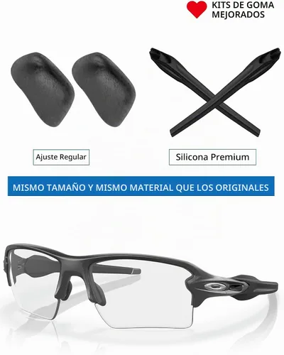 Vista 2 de Kits de goma de repuesto para Oakley Flak 2.0 OO9295 Flak 2.0 XL OO9188