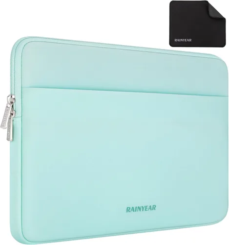 Vista 8 de RAINYEAR - Funda para laptop de 15 pulgadas, funda portátil con bolsillo Negro