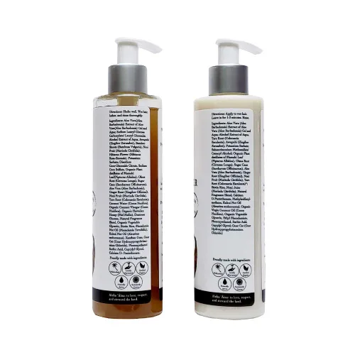 Vista 2 de Ola Tropical Apothecary - Juego de champú y acondicionador de coco, 8 onzas líquidas cada uno Awapuhi, miel, taro y kukui, hidratante, suavizante