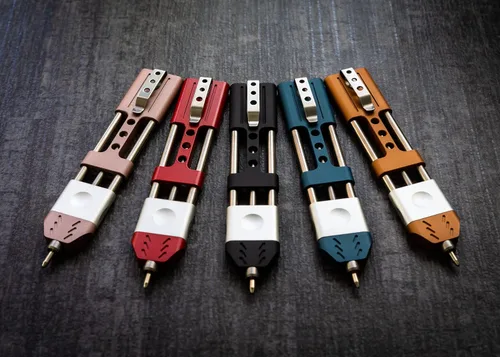 Vista 7 de TEC Accessories - Ko-Axis™ Rail Pen - Aluminio - Cerakote azul - Transporte diario - Regalos para hombres