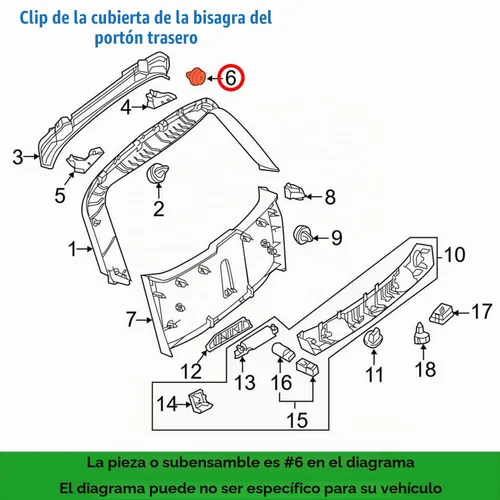 Vista 4 de 25 piezas de clip de panel de moldura de puerta 000-991-86-98 para Mercedes Benz A C CLA CLS E GL GLC GLE GLK GLS ML S SL SLC SLK Class Sprinter