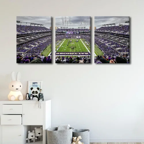 Vista 106 de Lincoln - Lienzo decorativo para pared, diseño de campo financiero de Filadelfia, paisaje de estadio de fútbol de Filadelfia, decoración de pared