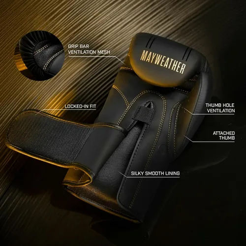 Vista 15 de Hayabusa Mayweather Contender - Guantes de boxeo para hombres y mujeres