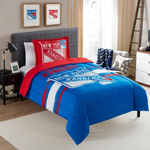 Vista 13 de NORTHWEST, juego de edredón con licencia oficial del equipo Boston Bruins de la NHL – Juego de edredón y funda de almohada de microfibra