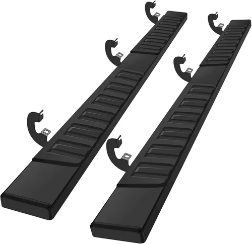 Vista 10 de COMNOVA - Estribos de 6 pulgadas compatibles con Chevrolet Colorado/GMC Canyon Crew Cab 2015-2026, estribos y escalones para Colorado (negro)
