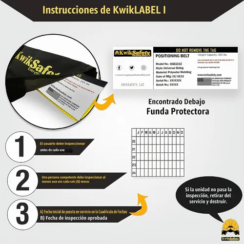 Vista 5 de KwikSafety - Charlotte, NC - BEAVER TAIL Safety Belt for Positioning Lineman Ironworker Cushioned Support
