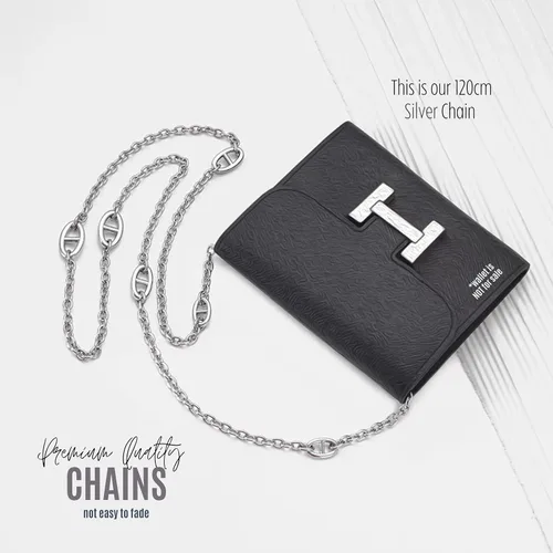 Vista 5 de Constance Compact Wallet Strap Insert Constance Conversion Kit with Gold Chain Constance Compact Wallet Insert Constance Wallet on Chain
