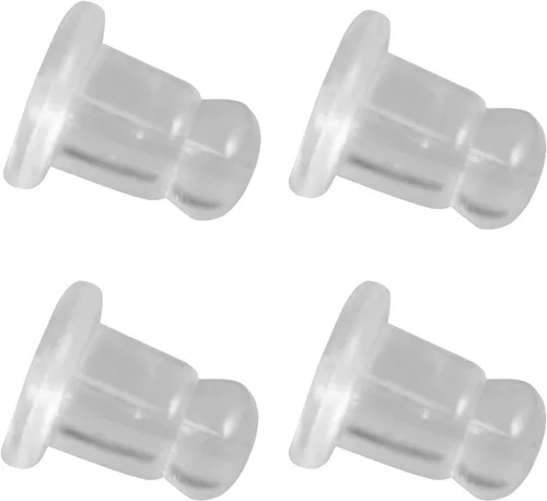 Vista 7 de 290 piezas de aretes de silicona para tachuelas, parte trasera de aretes de cubierta completa, 6 estilos de aretes de goma hipoalergénica 6 estilos