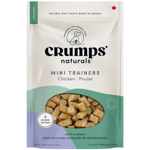 Vista 9 de Crumps' Naturals Mini entrenadores de carne de res semi húmeda 4.7oz