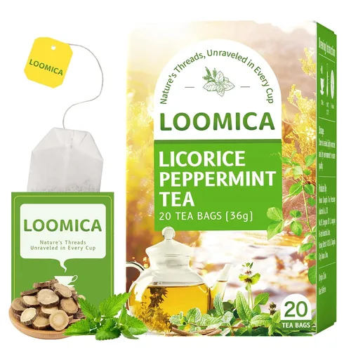 Vista 29 de LOOMICA Té verde de jazmín descafeinado, descafeinado, suave y refrescante, bolsas de té verde jazmín, naturalmente fragante con flores frescas