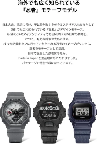 Vista 3 de Casio G-Shock GA-2100NNJ-8AJR Ninja Diseño Motivo Modelo Japón Importación Nuevo, Reloj