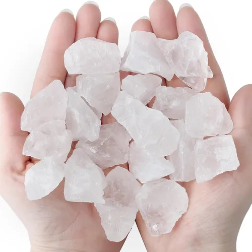 Vista 42 de QINJIEJIE Varias piedras de cristal en bruto 10 colores piedras de cristal curativas 1" piedras preciosas grandes a granel para voltear, cabinas