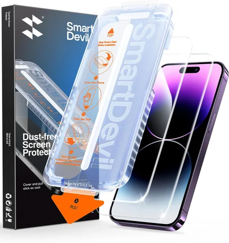 Vista 11 de SMARTDEVIL Paquete de 2 protectores de pantalla de privacidad para iPhone Air, vidrio templado 9H antiespía de 28°, resistente a impactos