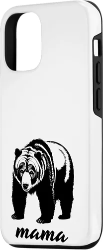 Vista 2 de iPhone 12/12 Pro Mama Bear Grizzly Bear Case